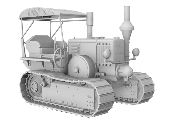 Peddinghaus 3 D Druck  1/72 72F355 Lanz Bulldog mit Vollketten und Dach