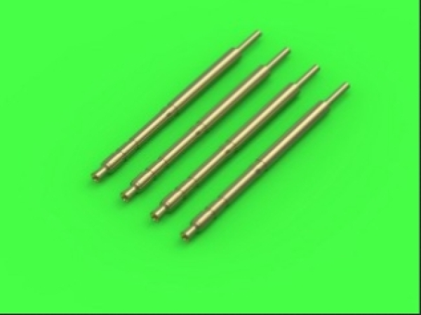 Master GM 72 025 MG-34 "Panzerlauf" (7.92mm) - German machine gun barrels - armored cooling jacket - used on late tanks (4pcs)