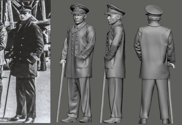 Peddinghaus 3D Druck 48597 WWI Austro-Hungarian Aces,Gottfried von Banfield