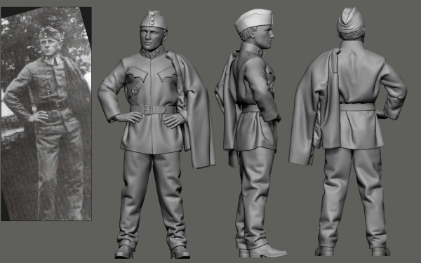 Peddinghaus 3D Druck 1-48 48600 WWI Austro-Hungarian Aces,  Julius Arigi