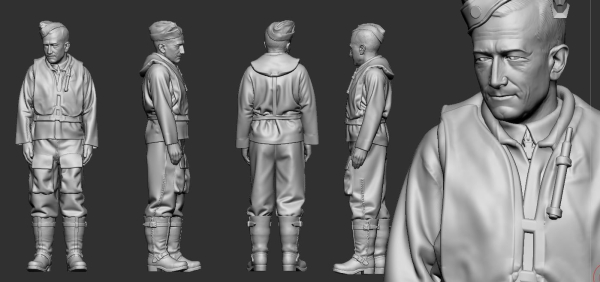 Peddinghaus 3D Druck 485601 WWII Aces JG 51 Anton Hafner