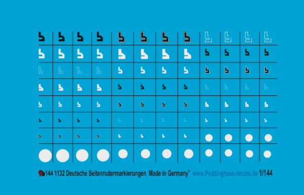 Peddinghaus-Decals 1:144 1132 german swasticas