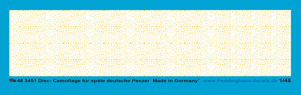 Peddinghaus-Decals 1/48 3451 MAN Disc-Camoflage for late german tanks