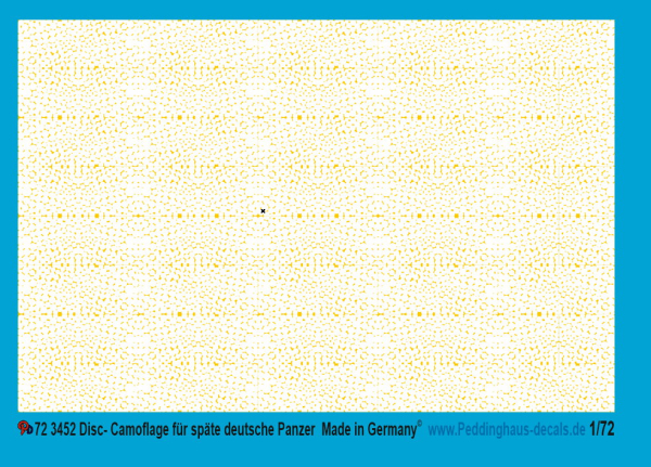 Peddinghaus-Decals 1:72  3452 MAN Disc-Tarnung für späte deutsche Panzer