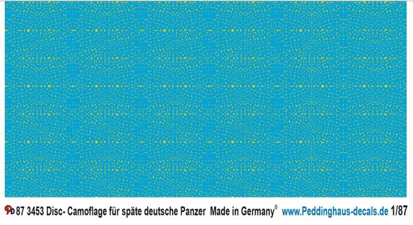Peddinghaus 1/87 3453 MAN Disc-Camoflage for late german tanks