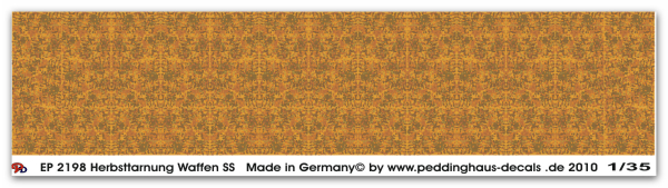Peddinghaus-Decals 1:35  2198  Herbsttarnung Waffen SS