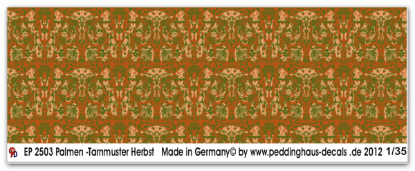 Peddinghaus-Decals 1:35  2503  como smoke palm tree style autum, Waffen SS
