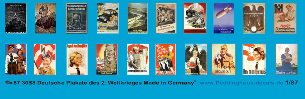 Peddinghaus 1/87 3088 German Wallpapers in 2. WW