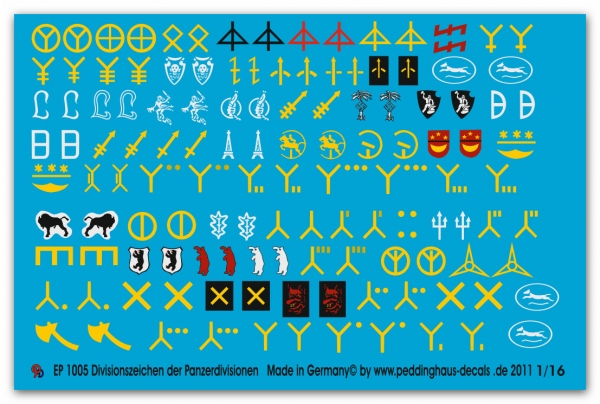 ep 1005 german tank division unit signs