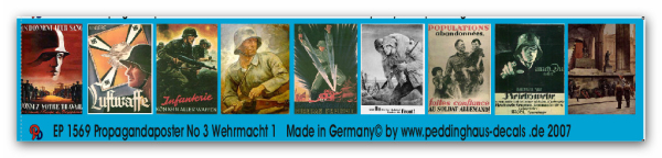 Peddinghaus-Decals 1:35  1569  Propagandaposter No 3 Wehrmacht 1 Papierdruck
