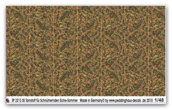Peddinghaus-Decals 1/48 2213 SS Tarnstoff Schnürhemden Eiche Sommer