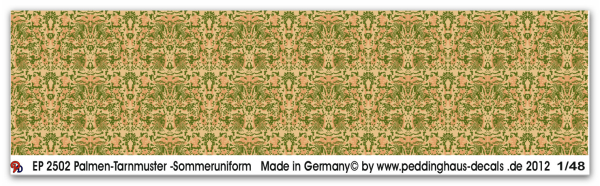 Peddinghaus-Decals 1/48 2502 Palmen - Tarnmuster Sommer