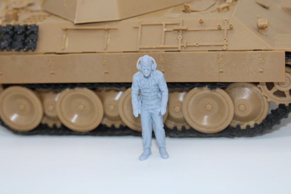 Peddinghaus 3 D Druck 1/16 16W004 Panzerkommandant beide Hände auf Kuppel