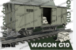 Peddinghaus -3 D Druck 1/72 4622 Gedeckter Güterwagen Der Reichsbahn Typ G 10 Kassel