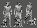 Peddinghaus 3 D Druck Luftwaffe Aces 1-32  32047 WWII Battle of Britain German Ace Franz von Werra and Lionpub