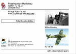 Peddinghaus/Eduard 1/72 72002 Fw 190 A 5 Oberstlt. Walter Novotny incl Decalsset and 3 D Figures